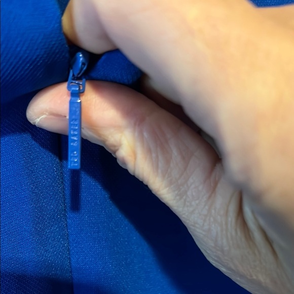 Ted Baker Royal Blue Elspeth Dress Overlay Romper - Picture 11 of 14